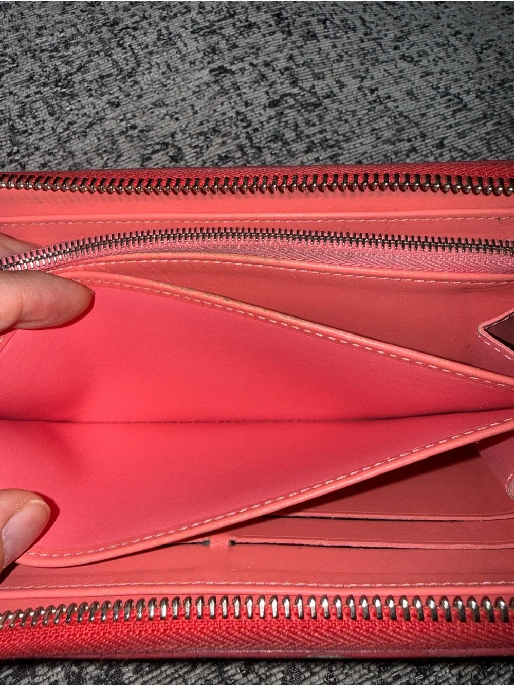 Louis Vuitton Monogram Vernis Rayures Zippy Wallet